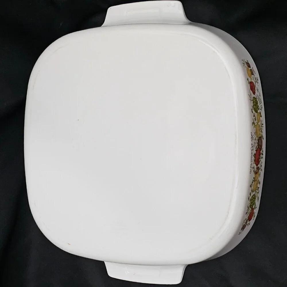 Corning Ware Spice of Life Large Covered Casserole Le Romarin Dish Numbered Rare